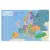 Europa kody pocztowe - mapa ścienna, 100x70 cm, ArtGlob