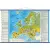 Europa Młodego Odkrywcy mapa ścienna dla dzieci, 140x100 cm - rurki PCV