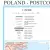 Polska kody pocztowe - mapa ścienna, 1:700 000, ArtGlob