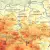 Polskie góry mapa ścienna 1:700 000 - naklejka