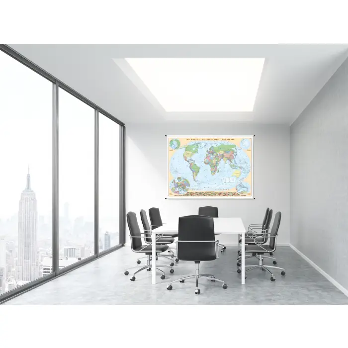 Arrange - World political wall map, 1:25 000 000, ArtGlob