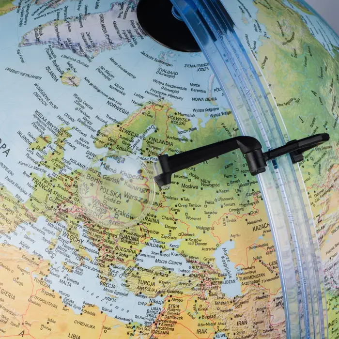 Globus podświetlany fizyczno-polityczny Elit, kula 40 cm
