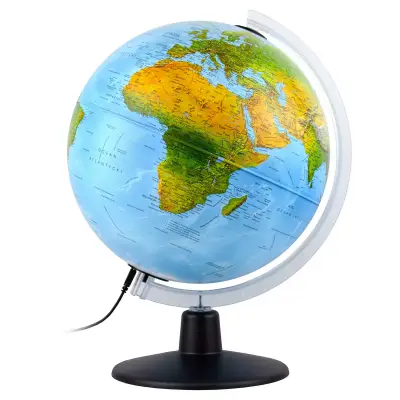 Globus podświetlany fizyczno-polityczny Gaia, kula 25 cm