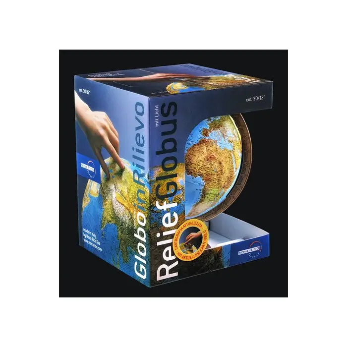 Globus podświetlany fizyczno-polityczny Primus, kula 30 cm (wersja anglojęzyczna)