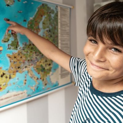 Mapa Europy dla dzieci