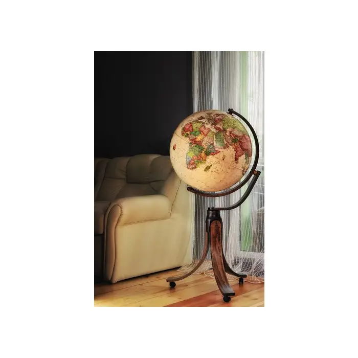 Aranż - Globus podświetlany stylizowany Emily Antiqus, kula 50 cm, Nova Rico