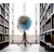 Aranż - Globus podświetlany fizyczno-polityczny Emily Blue, kula 50 cm, Nova Rico