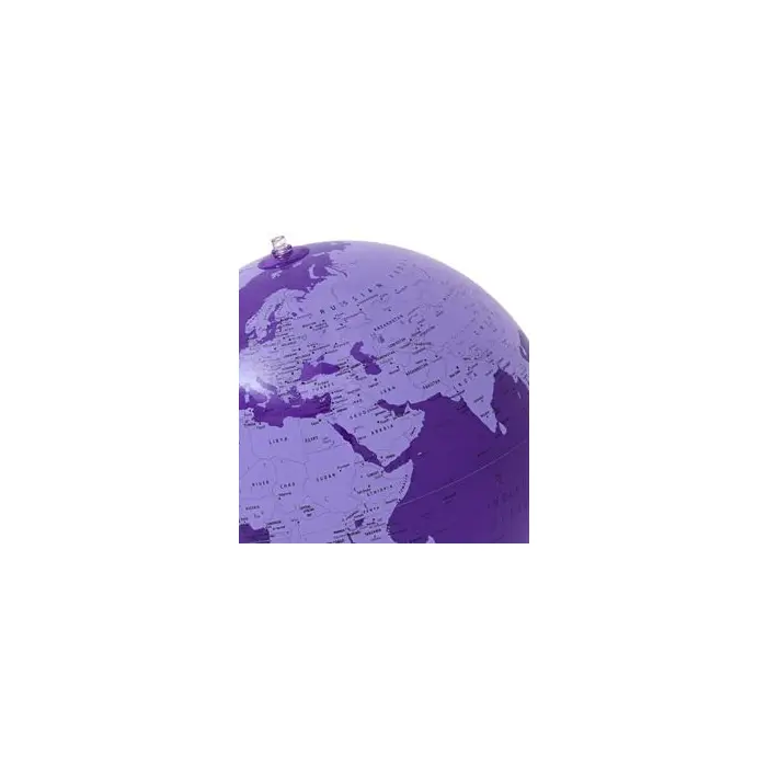 Globus polityczny Colour Bright mauve, kula 30 cm, Tecnodidattica
