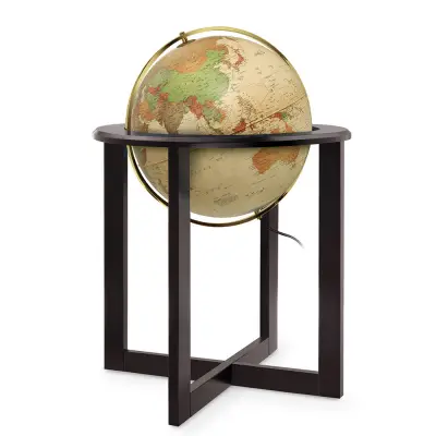Globus podświetlany stylizowany Cross Antigue, kula 50 cm, Nova Rico