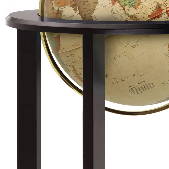 Globus podświetlany stylizowany Cross Antigue, kula 50 cm, Nova Rico