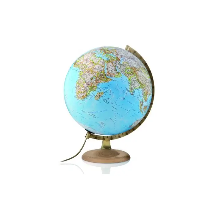 Globus podświetlany Gold classic polityczny, kula 30 cm