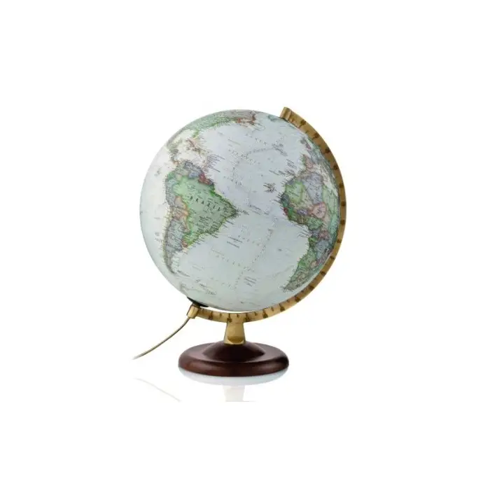Globus podświetlany Gold executive polityczny, kula 30 cm