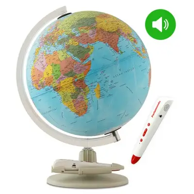 Edukacyjny globus interaktywny Parlamondo z piórem