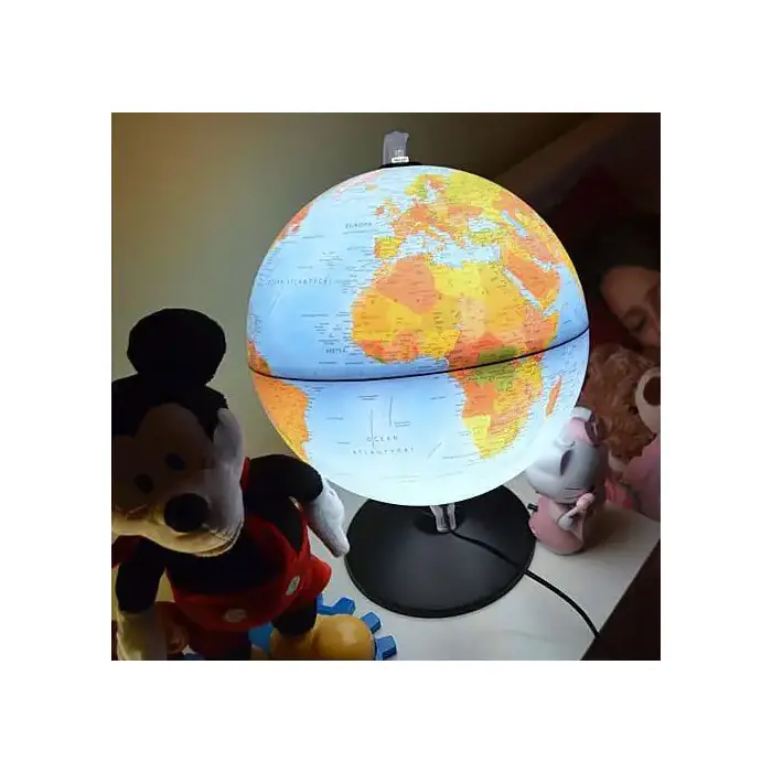 Globus podświetlany fizyczno-polityczny Elite, kula 26 cm