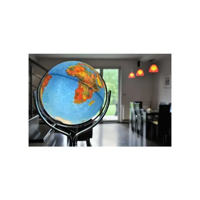 Globus podświetlany fizyczno-polityczny Erika Blue, kula 50 cm