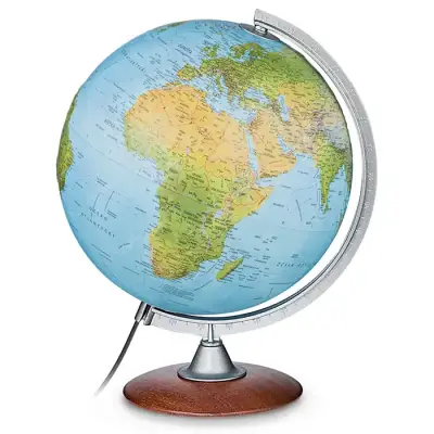 Globus podświetlany fizyczno-polityczny Tattile 3D, kula 30 cm